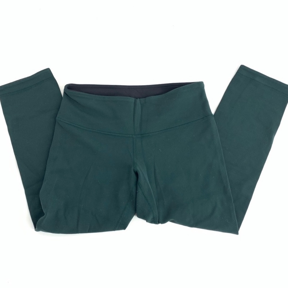 LULULEMON Fuel Green Wunder Under Crop Legging 6